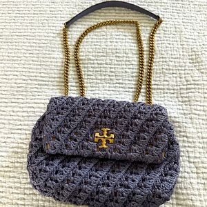 Tory Burch Straw Crochet handbag